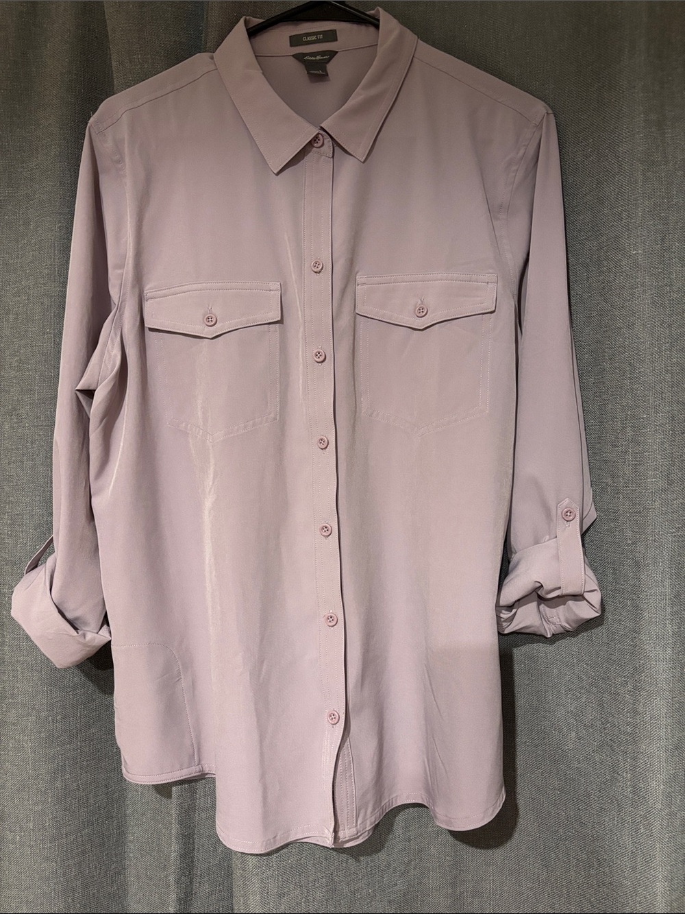 💜 Lavender Eddie Bauer button up 💜